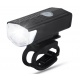 FARO LED DELANTERO NEGRO RECARGABLE CON USB PARA BICICLETA  
