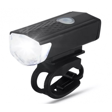 FARO LED DELANTERO NEGRO RECARGABLE CON USB PARA BICICLETA  

