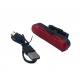 FARO LED TRASERO RECARGABLE POR USB PARA BICICLETA