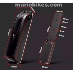 BATERIA BTHLN36-13-1P PARA KIT BTB2636B13-1P 36V 13A 1P 
MEDIDAS ANCHO 90 ALTO 90 LARGO 360