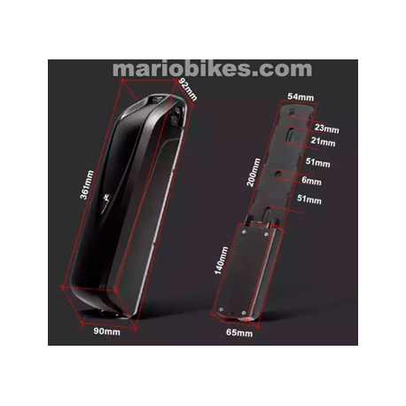 BATERIA BTHLN36-13-1P PARA KIT BTB2636B13-1P 36V 13A 1P 
MEDIDAS ANCHO 90 ALTO 90 LARGO 360