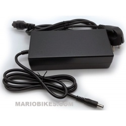 CARGADOR BATERIA 36V-42V-2A PARA KIT MOTOR RUEDA  29-250-36  Y 26-500-36 PARA BICICLETA ELECTRICA CONEXTOR TIPO UNIVERSAL 1PIN