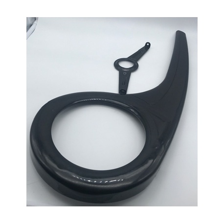 PROTECTOR NEGRO DE CADENA PARA BICICLETAS 