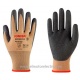GUANTE POLIESTER MARRON RECUBIERTO LATEX RUGOSO JOMIBA