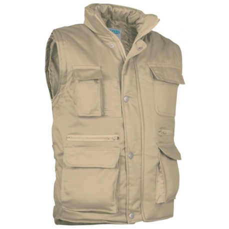 CHALECO MULTIBOLSILLOS 65% POL. 35% ALG. 
