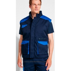 CHALECO MULTIBOLSILLOS 65% POL. 35% ALG. COLOR COMBINADO