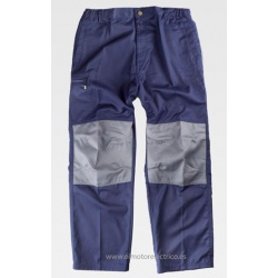 PANTALON 65% POL. 35% ALG. COMBINADO EN RODILLA Y CULERA WT.