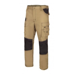 PANTALON MULTIBOLSILLOS BICOLOR CANVAS REFORZADO