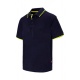 POLO MANGA CORTA RAYA BICOLOR VELILLA