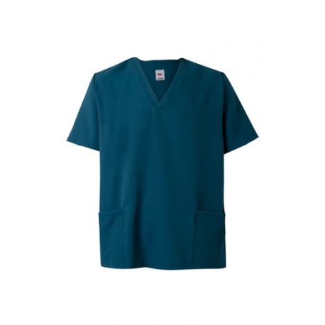 CASACA SANITARIA CUELLO PICO MICROFIBRA M/CORTA VELILLA