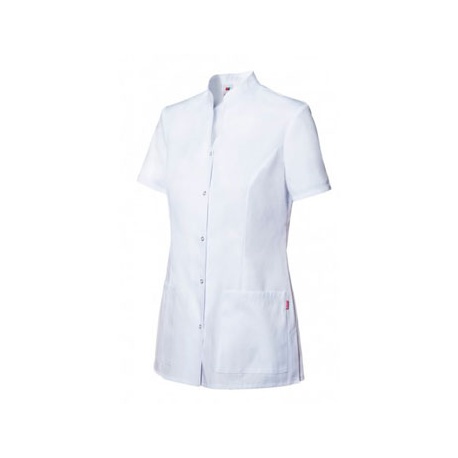CHAQUETA MUJER M/CORTA CUELLO MAO,CIERRE CORCHETES 65% ALG. 35% POL. VELILLA