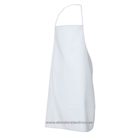 DELANTAL PVC INTERIOR RIZO BLANCO VELILLA