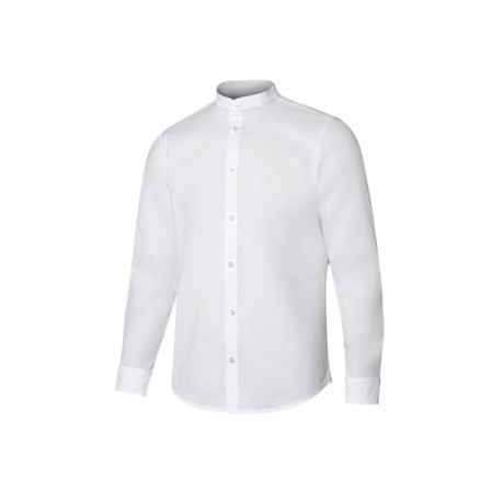 CAMISA MANGA LARGA CUELLO TIRILLA STRECH VELILLA