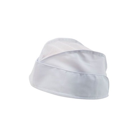GORRO MILITAR CON REJILLA BLANCO VELILLA