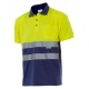 POLO MANGA CORTA A/V BICOLOR 100% POLIESTER