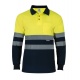 POLO MANGA LARGA A/V BICOLOR 100% POLIESTER 140 GRS VELILLA