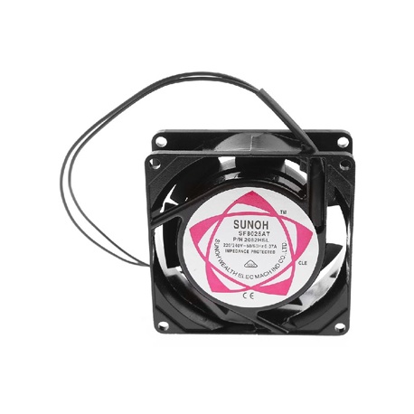 VENTILADOR CUADRO 220V 0.07A 80x80mm 100HBL MARCA SUNDN