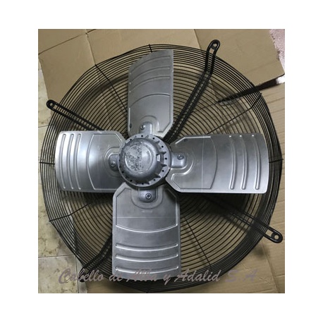 VENTILADOR AXIAL FB063-8 DK-4-6P USADO 0.57 KW 900 RPM TRIFASICO 220/380 VTS 50 HZ  ZIEHL-ABEGG DIAMETRO 630.