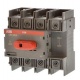 INTERRUPTOR SOBRECARRIL ABB OT160E4  TRIFASICO 160A 4 POLOS  380V  200 A RECUPERADO SIN PALANCA