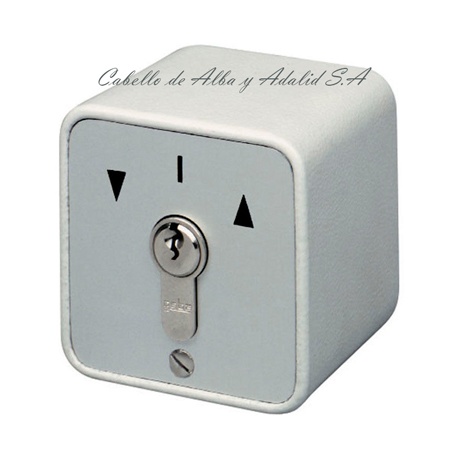 LLAVE PULSADOR INTERRUPTOR MP-S-APZ 1-2T/1 PUERTA GARAJE ACCIONAMIENTO MARCA GEBA
