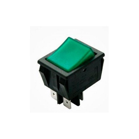 INTERRUPTOR LUMINOSO 16A TECLA ROJO  3 CONTACTOS